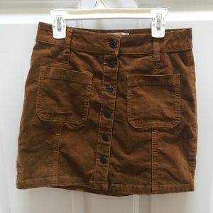 Corduroy Skirt